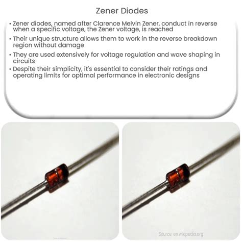 Zener Diodes How It Works Application And Advantages