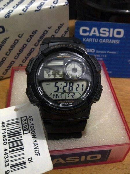 Jual Jam Tangan Pria Casio Original Garansi Resmi Tahun Ae W Av