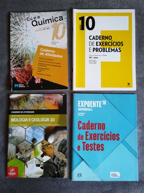 Cadernos De Atividades 10º E 11ºano Novos Usados PreÇos Na DescriÇÃo Agualva E Mira Sintra