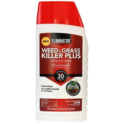 Eliminator Fast Acting Weed And Grass Killer Plus Concentrate Formula