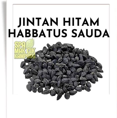 Habbatus Sauda Jintan Hitam Black Seed Lazada