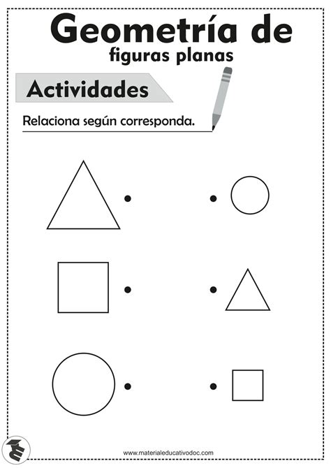 Cuaderno De Ejercicios Con Figuras Planas Para Primer Grado