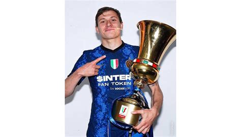 Barella S Inter Signed Match Shirt Coppa Italia Final 2022 CharityStars