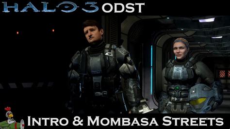 Let S Play Halo 3 ODST Intro Und Level 1 Mombasa Streets Master