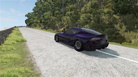 Toyota Supra Mk5 With Fi Exhaust Pc Gameplay BeamNG Drive YouTube