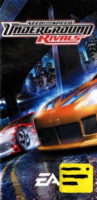 Need For Speed Underground Rivals 2005 Psp Box Cover Art Mobygames