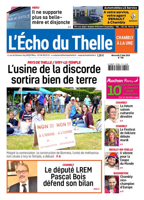 L Echo Du Thelle Du Juin