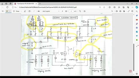 Key Diagram Of 66kv11kv Outdoor Substation And 11kv400v Indoor Substation Youtube