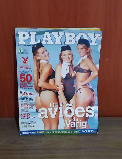 Revista Playboy Os Aviões da Varig Setembro 2006 Livro Editora