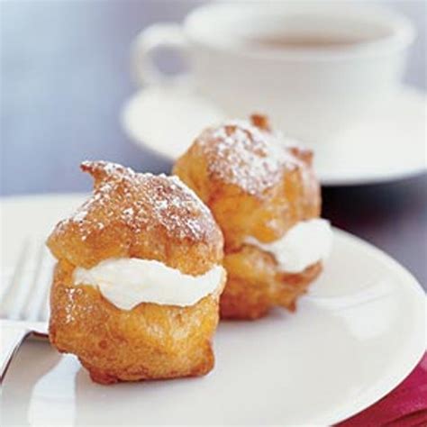 Lemon Scented Ricotta And Mascarpone Cream Puffs Recipe