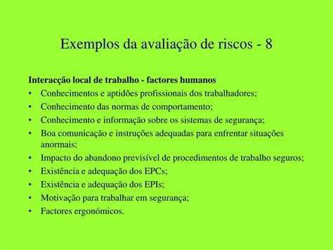 PPT AVALIAÇÃO DE RISCOS PowerPoint Presentation free download ID