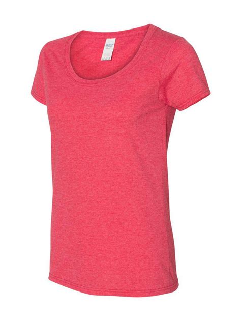 Gildan Softstyle Women S Deep Scoop Neck T Shirt L Walmart