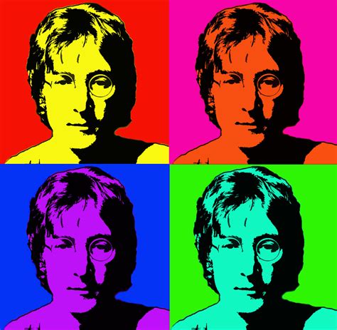 S.Mejia: John lennon - (pop art, andy warhol)