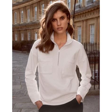 Half Zip Sweatshirt Clothing Sale The White Company Uk