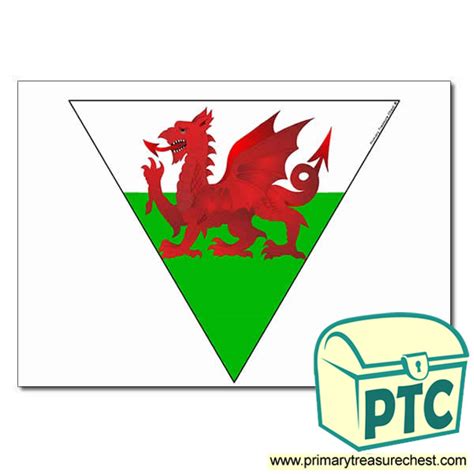 Welsh Flag Bunting - Primary Treasure Chest