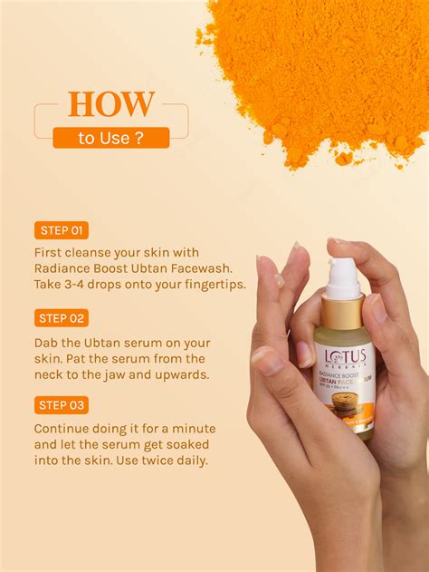 Lotus Herbals Radiance Boost Ubtan Face Serum Online