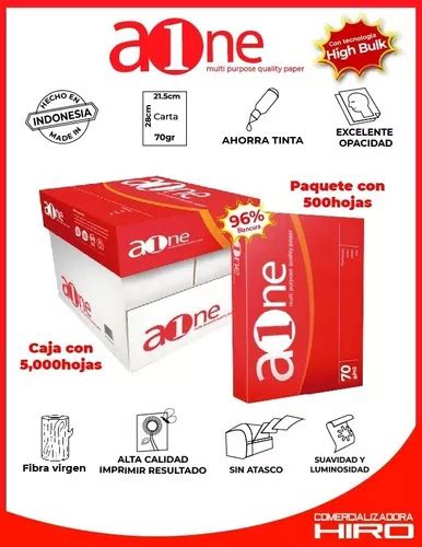 Hojas Carta Blanca A One Caja Con Hojas En Venta En Tultitl N