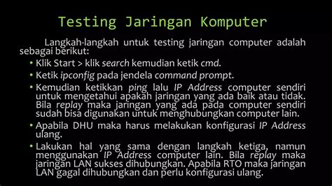 Instalasi Jaringan Komputer Ppt