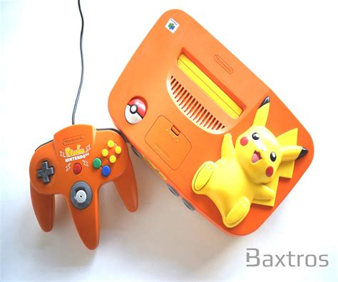 Nintendo 64 N64 Pikachu Orange Console Japan Japanese Ntsc J Edition