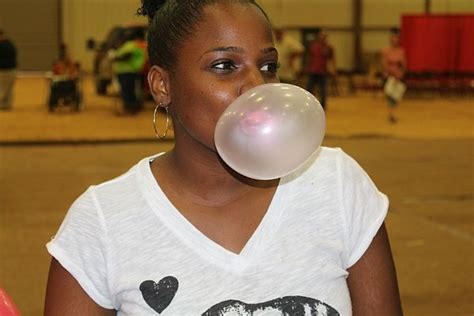 Bubble Gum Blowing Contest Winner | Health system, Bubbles, Event hosting