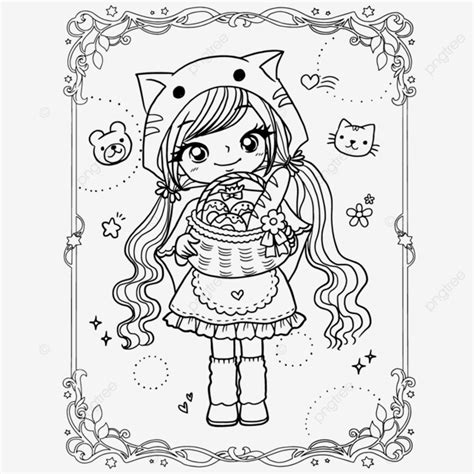 Dessin Animé Griffonnage Kawaii Anime Coloriage Mignonne Clip Art