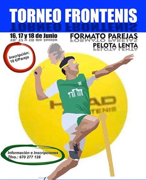 Este Fin De Semana Se Juega Un Torneo De Frontenis Por Parejas