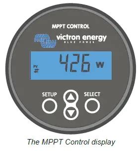 Victron Energy Bmv Mppt Control Display Manual User Manual