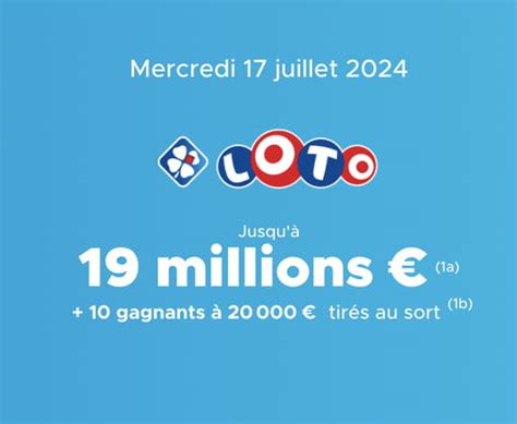 R Sultat Loto Fdj Le Tirage De Ce Mercredi Juillet En Ligne