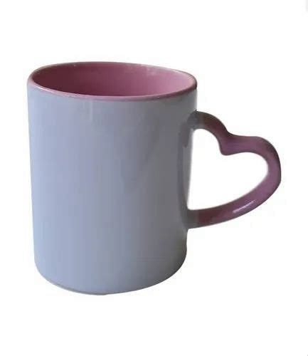 Grey Heart Handle Ceramic Coffee Mug 300ml At Rs 250 Piece In