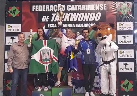 S O Bento Se Destaca No Campeonato Catarinense De Taekwondo Primeira