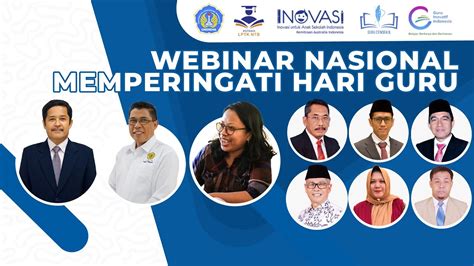 🔴 Live Webinar Nasional Memperingati Hari Guru Youtube