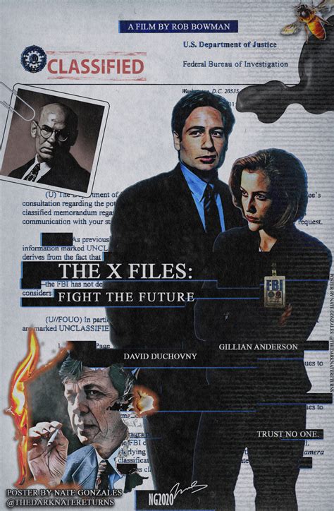 The X Files Fight The Future Thedarknatereturns Posterspy