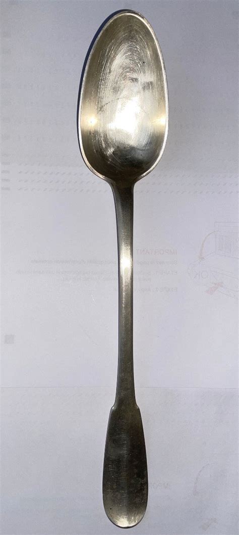 Proantic Paris Stew Spoon Th Century Silver General Farmers