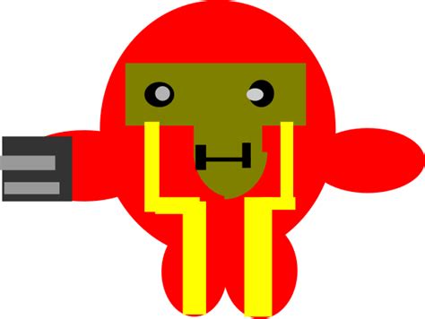 Red Robot Clip Art Image - ClipSafari