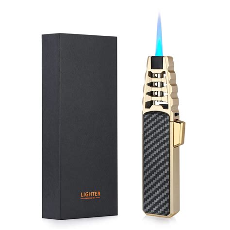 Buy Turbine Torcher Jet Torch Butane Lighter With T Box Solar Beam Torch Jet Flame