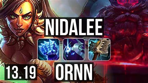 NIDALEE Vs ORNN TOP 8 9M Mastery Comeback 1100 Games NA Master