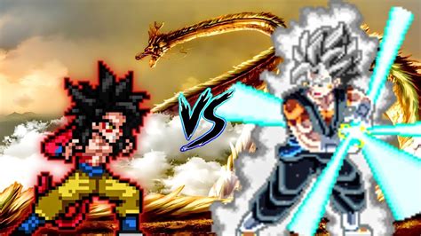 Son Goku Ssj V Vs Vegito V All Form In Mugen Youtube