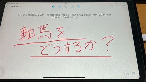 のじぎく賞（園田）2024・新緑賞（笠松）2024・コスモバルク記念（門別）2024予想ｰ2024年5月9日（木）分 Youtube