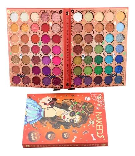 Paleta De Sombras Naked Catrina Hallowen Mate Glitter Meses Sin Inter S