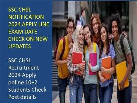 SSC CHSL Recruitment 2024 Notification OUT Apply Online Last Date