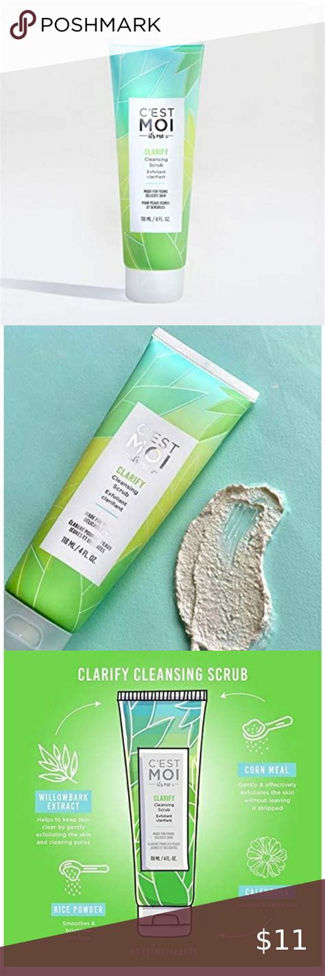 Cest Moi Its Me Cleansing Exfoliant Exfoliating Cleanse Scrubs