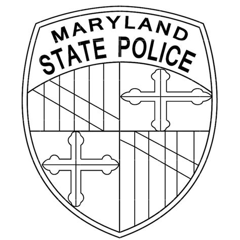 Maryland State Police Svg Vector Badge, Patch, Logo, Emblem, Monogram ...