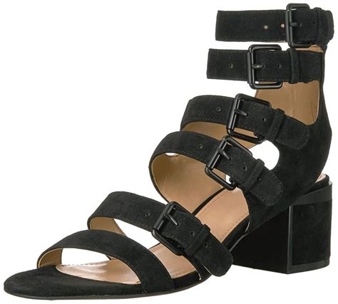 The Fix Women S Dolly Block Heel Buckle Sandal Gladiator