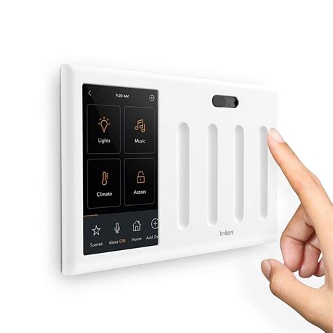 Brilliant Smart Home Control 4 Switch Panel