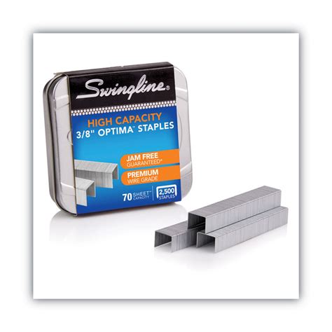 SWI35550 | Swingline® 35550 Optima High-Capacity Staples, 0.38" Leg, 0. ...