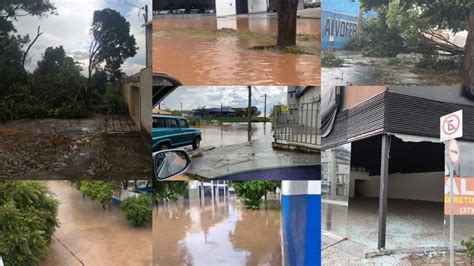 Forte temporal causa estragos em Divinópolis