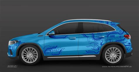 High Voltage Design Elektro Auto Design Aufkleber Set