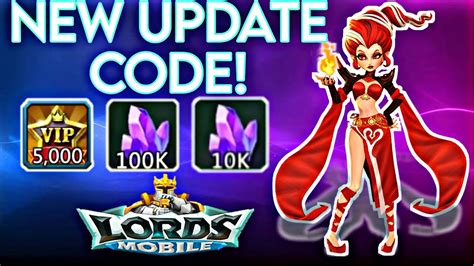 New Working Code Lords Mobile Redeem Codes Lords Mobile Codes