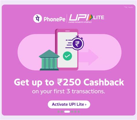 PhonePe UPI Lite Offer Get Free Up To Rs 750 Cashback CouponTricks