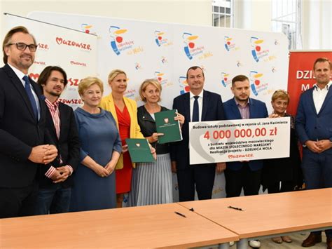 Warszawskie dzielnice z dofinansowaniem samorządu Mazowsza Polskie